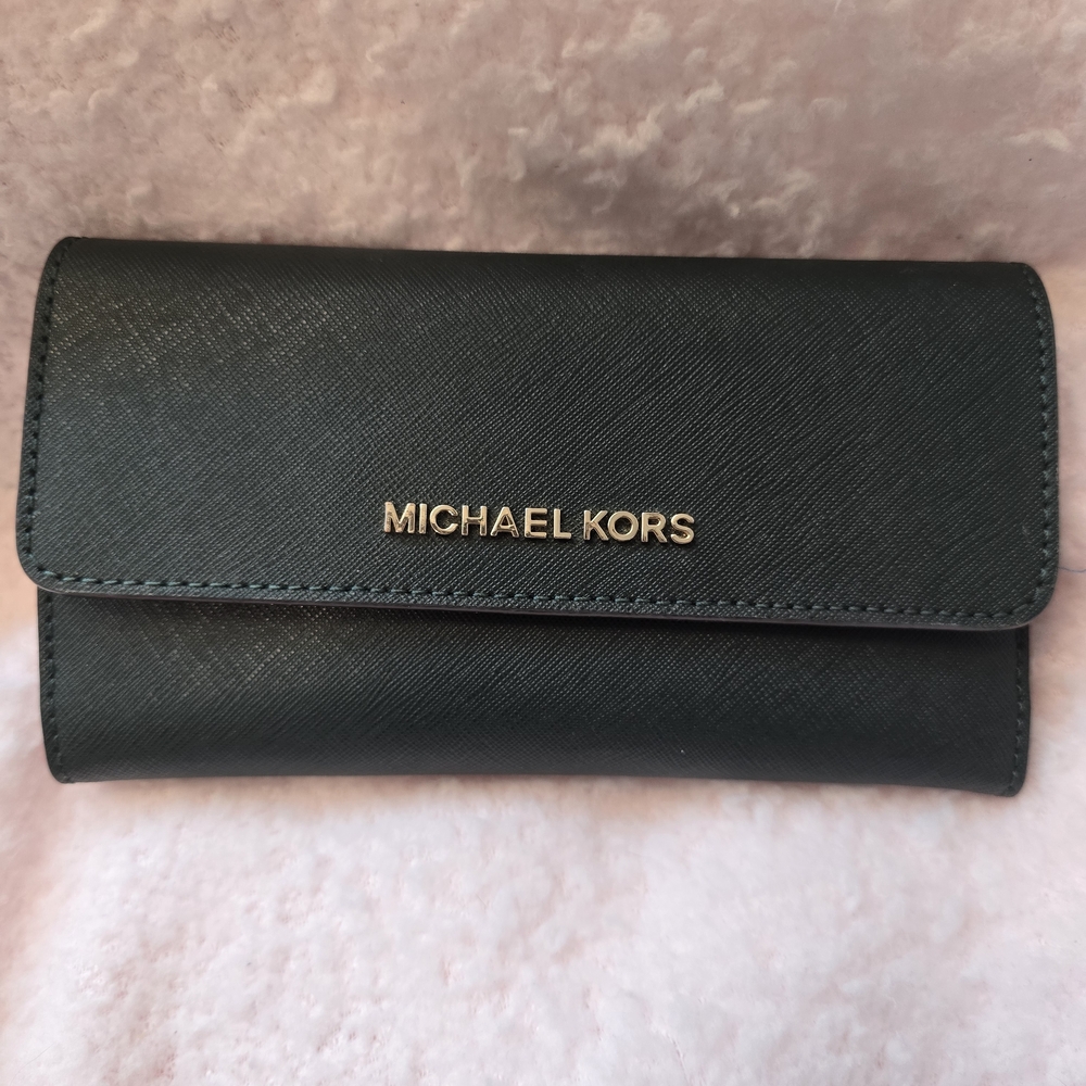 Michael Kors Racing Green Wallet